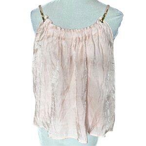 NWT Floreat by Anthropologie Pink Camisole Top. Size Small